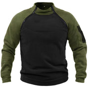 Lucas Pemberley | Stand Collar Fleece Pullover Sweater