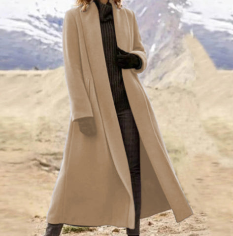 Beatrice Wood | Long Wool Blend Coat
