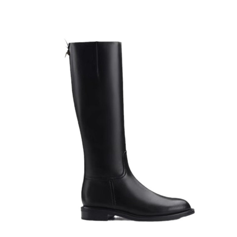 Alice Roberts | Knee-High Leather Riding Boots