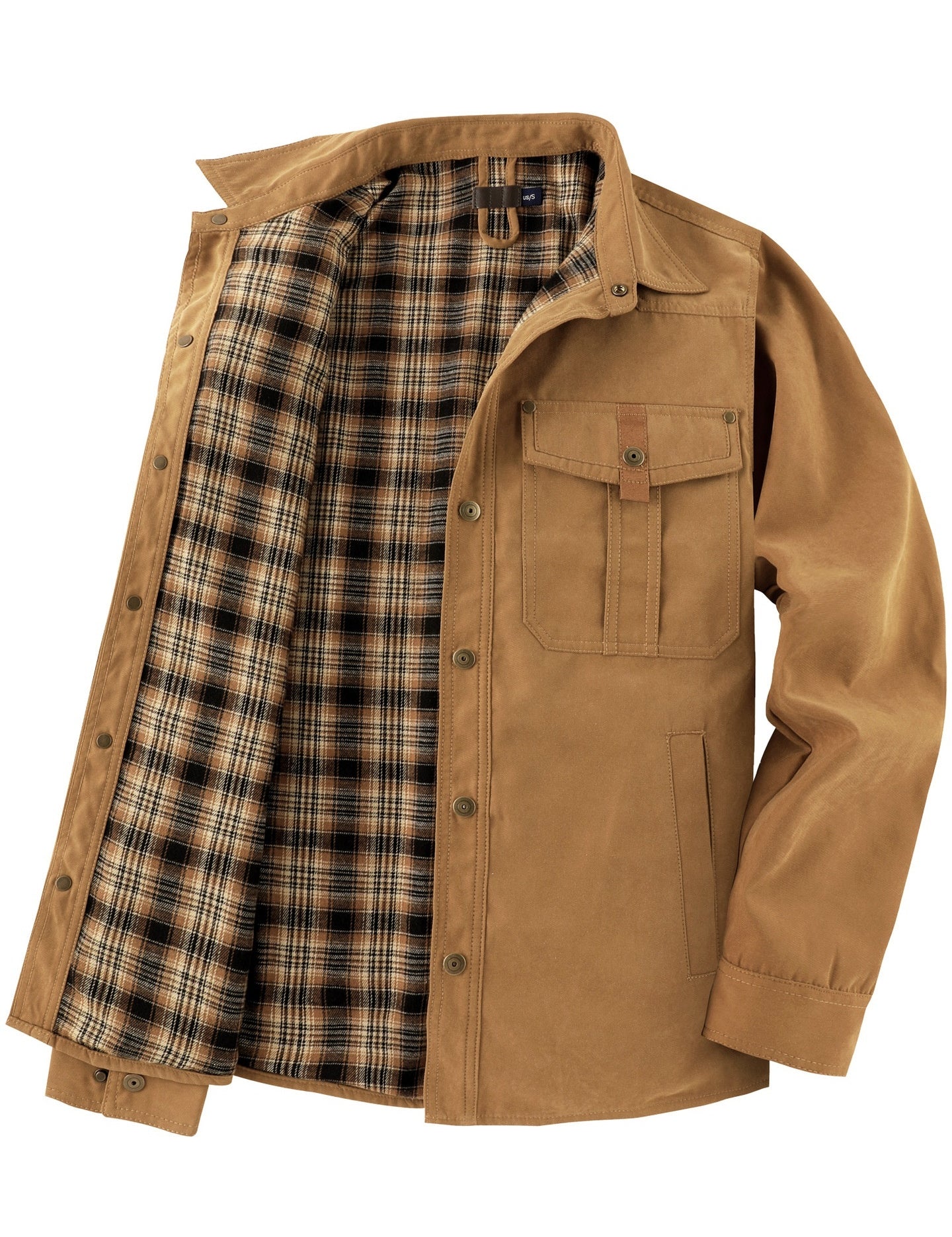 Jack Smith | Veste-chemise en flanelle doublée à carreaux