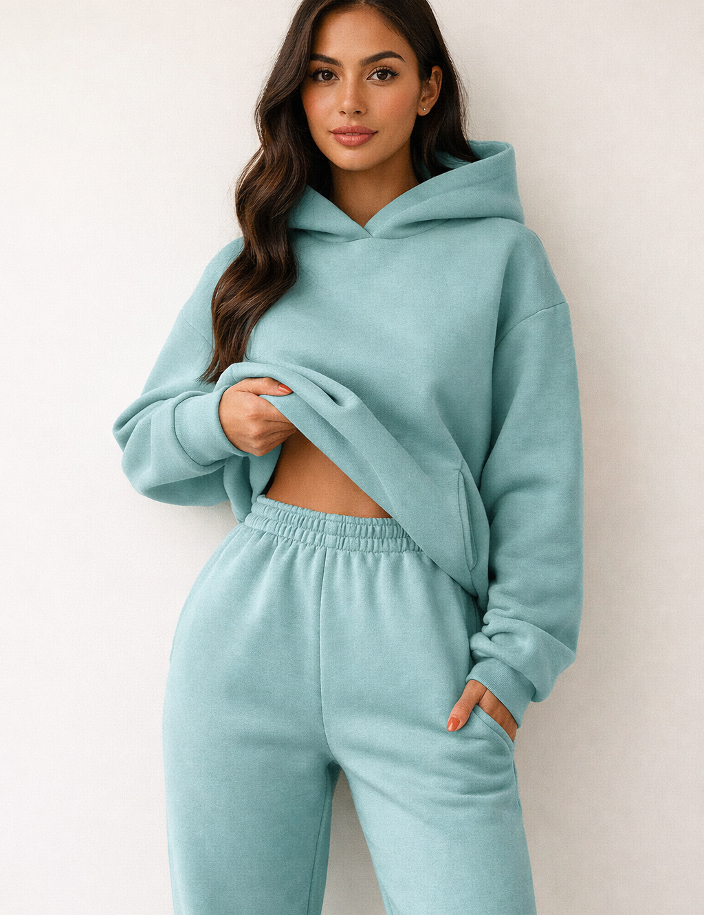 Luxury Loungewear Set with Sweater and Joggers