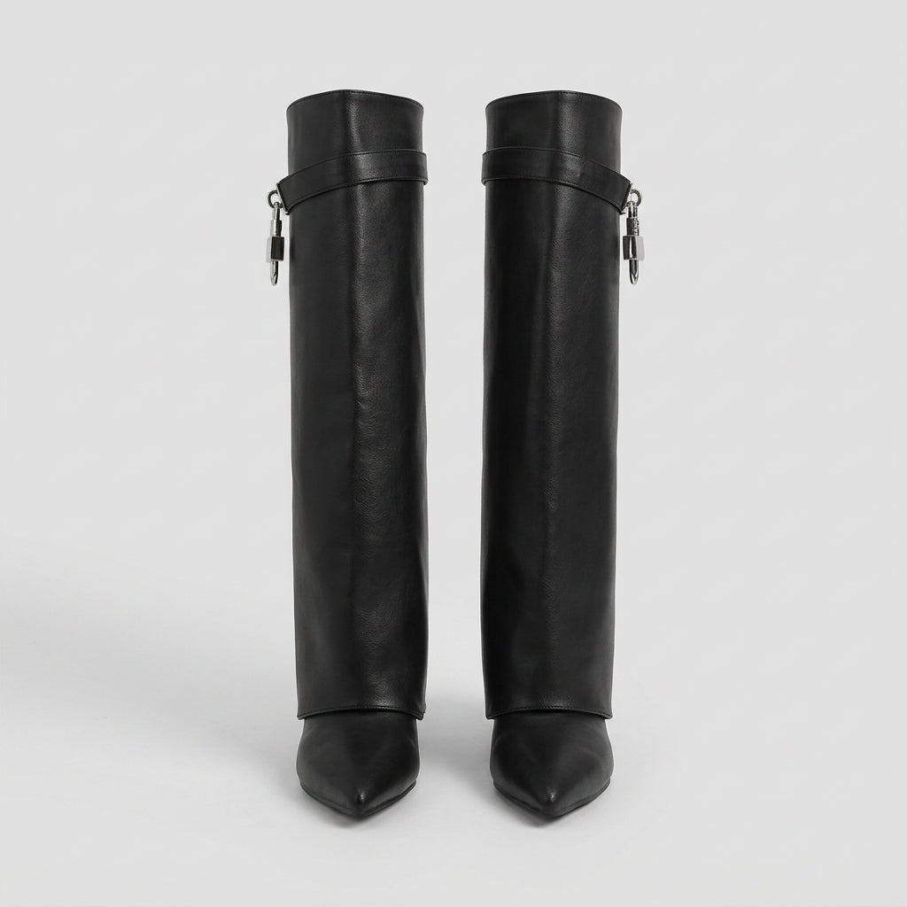 Florence Hughes | Bottes à boucle montant jusqu’au genou