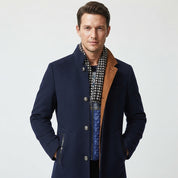 Frederick Ashby | Knightsman Wool-Blend Overcoat with Detachable Collar