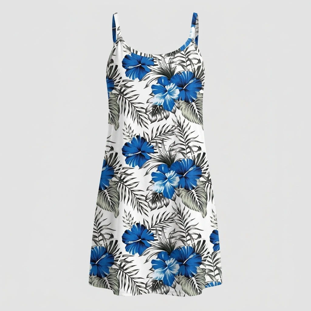 Freya Whitlock | Robe nuisette midi à imprimé de feuilles tropicales