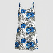 Freya Whitlock | Robe nuisette midi à imprimé de feuilles tropicales