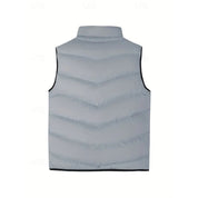 Foster | Quilted Padded Gilet in Rich Crimson