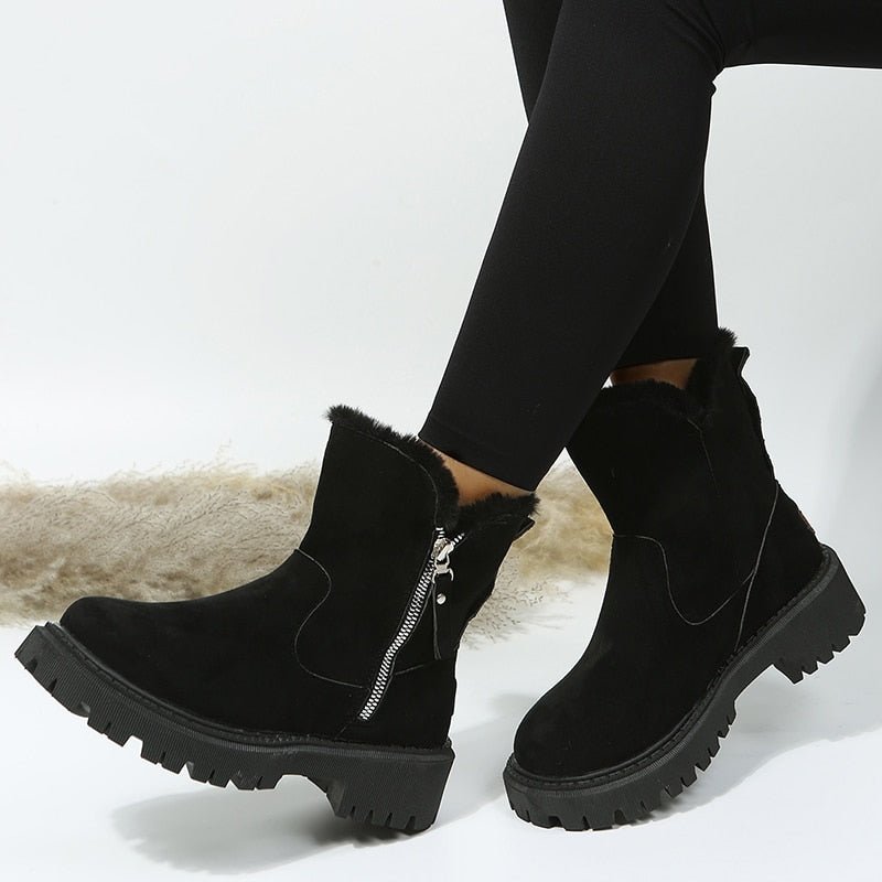 Sophie Bellamy | Bottes d’hiver en fausse fourrure – Le luxe chaleureux au quotidien