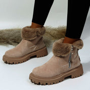 Sophie Bellamy | Bottes d’hiver en fausse fourrure – Le luxe chaleureux au quotidien