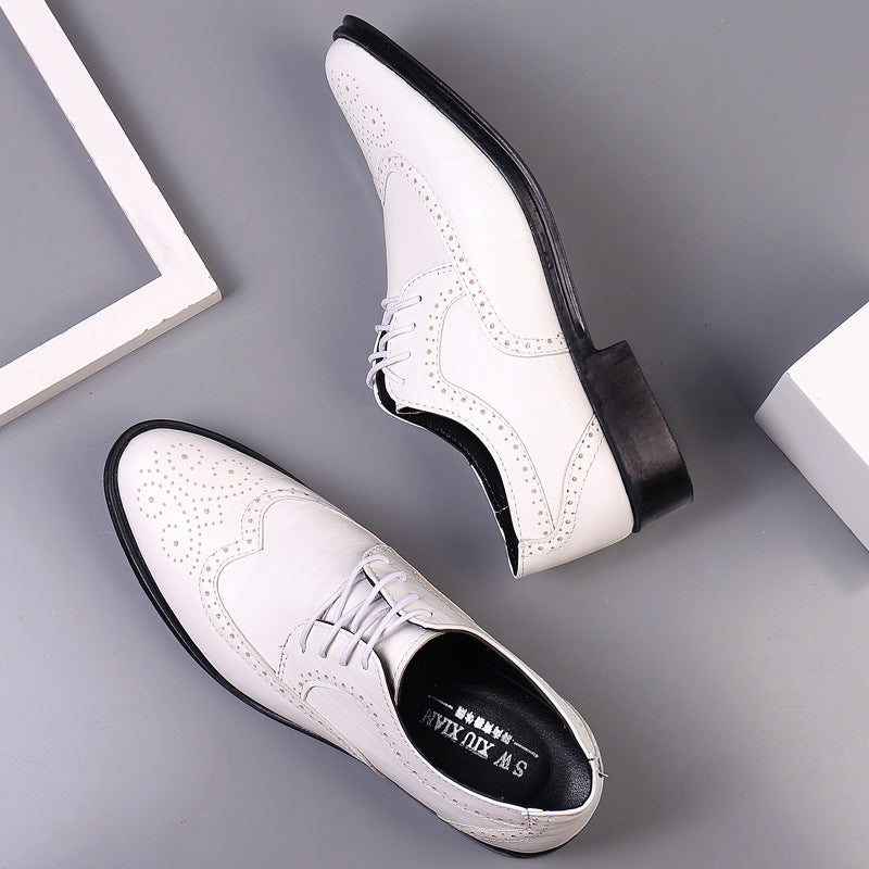 Frederick Hall | Men's Leather Oxford Brogues Classic White