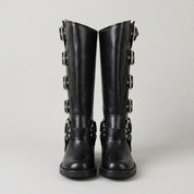 Georgina Baker | Bottes montant jusqu’au genou avec détail de boucle