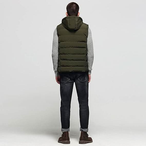 James Alderton | Gilet matelassé à capuche Adonis | Chaleur isolante