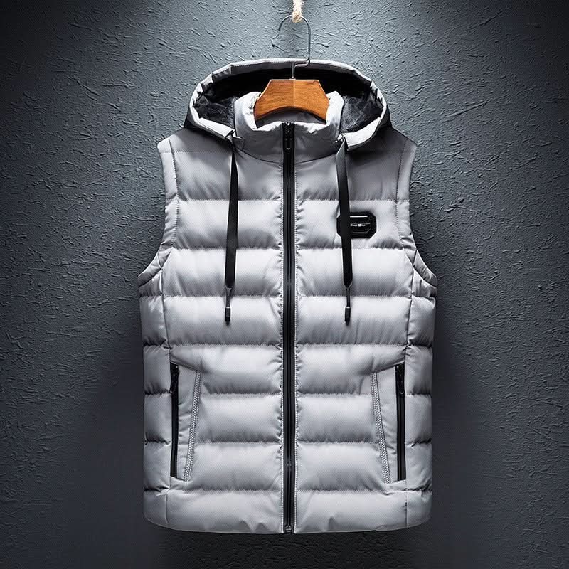 James Alderton | Gilet matelassé à capuche Adonis | Chaleur isolante