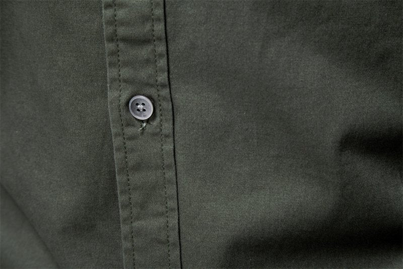 Graham Walker | Cotton Utility Shirt With Chest Pockets For Men