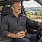 Graham Walker | Cotton Utility Shirt With Chest Pockets For Men