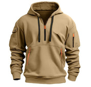 Oscar Fleming | Sweat à capuche Artemis haut de gamme à demi-zip