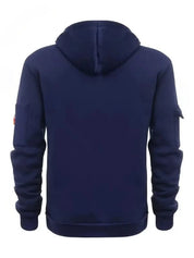 Oscar Fleming | Sweat à capuche Artemis haut de gamme à demi-zip