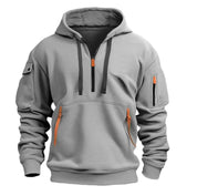Oscar Fleming | Sweat à capuche Artemis haut de gamme à demi-zip