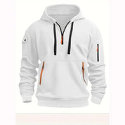 Oscar Fleming | Sweat à capuche Artemis haut de gamme à demi-zip