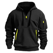 Oscar Fleming | Sweat à capuche Artemis haut de gamme à demi-zip