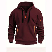 Oscar Fleming | Sweat à capuche Artemis haut de gamme à demi-zip