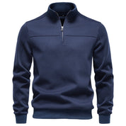 Nathaniel Sutcliffe | Cotton-Rich Quarter-Zip Sweater For Men