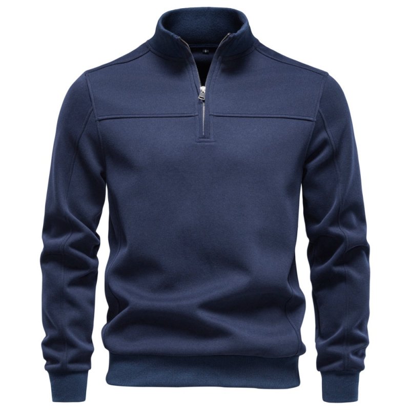 Nathaniel Sutcliffe | Cotton-Rich Quarter-Zip Sweater For Men