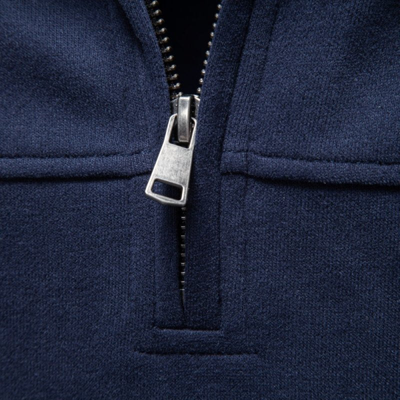 Nathaniel Sutcliffe | Cotton-Rich Quarter-Zip Sweater For Men
