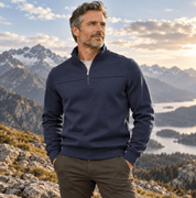 Nathaniel Sutcliffe | Cotton-Rich Quarter-Zip Sweater For Men