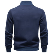 Nathaniel Sutcliffe | Cotton-Rich Quarter-Zip Sweater For Men