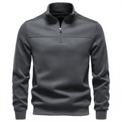 Nathaniel Sutcliffe | Cotton-Rich Quarter-Zip Sweater For Men