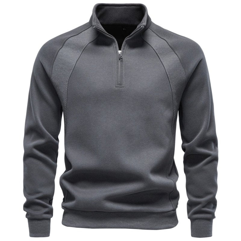Percy Sandford | Cotton Quarter-Zip Sweater
