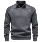 Percy Sandford | Cotton Quarter-Zip Sweater