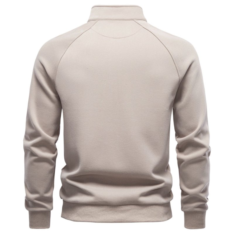 Percy Sandford | Cotton Quarter-Zip Sweater