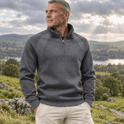 Percy Sandford | Cotton Quarter-Zip Sweater