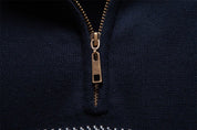 Malcolm Ferris | Quarter-Zip Cotton Sweater For Men