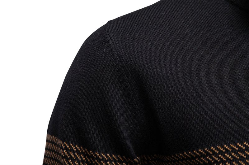 Malcolm Ferris | Quarter-Zip Cotton Sweater For Men