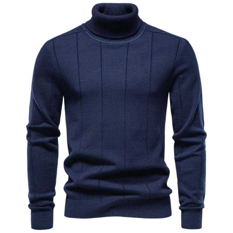 Duncan Ashby | Navy Turtleneck Sweater