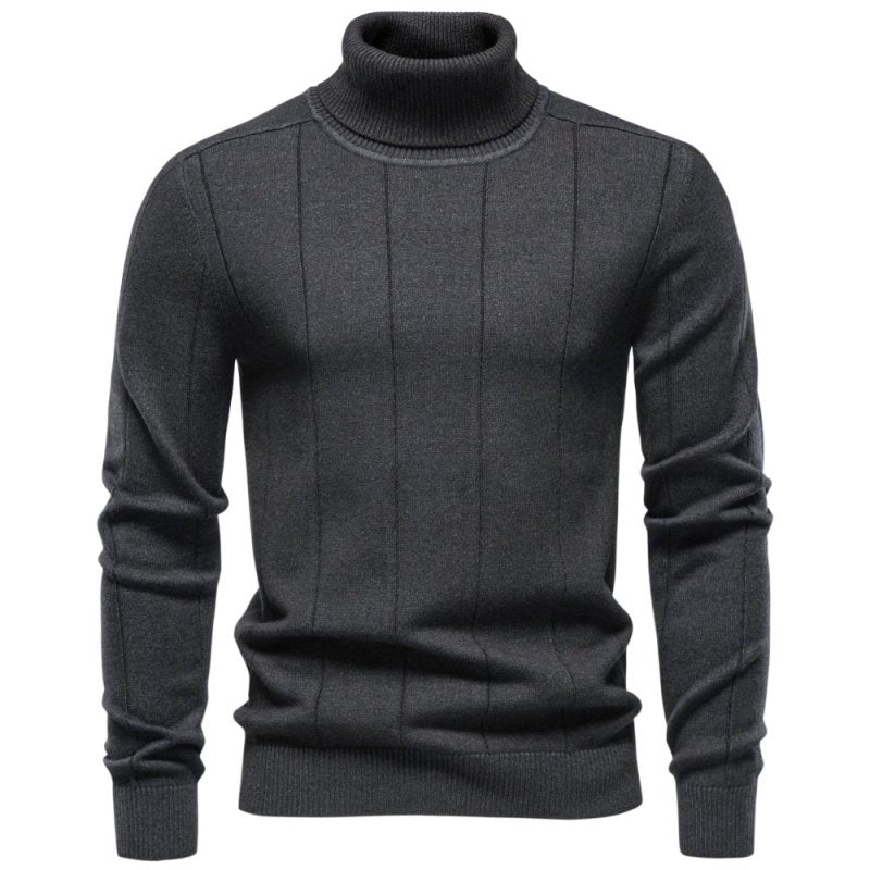 Duncan Ashby | Navy Turtleneck Sweater