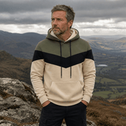 Duncan Fairweather | Colour-Block Hoodie With Fleece Lining