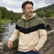 Duncan Fairweather | Colour-Block Hoodie With Fleece Lining