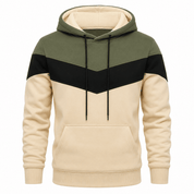 Duncan Fairweather | Colour-Block Hoodie With Fleece Lining