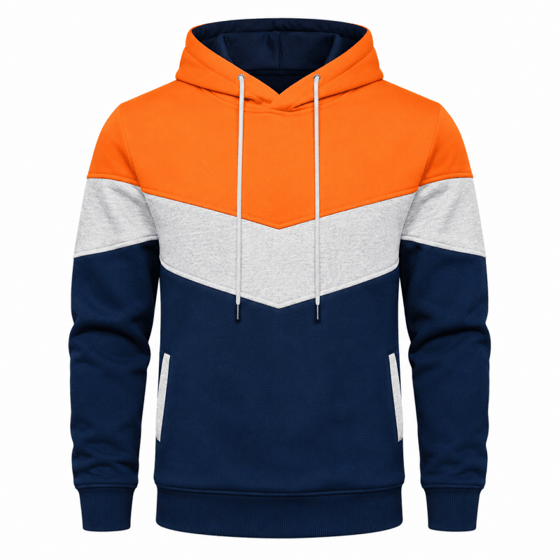 Duncan Fairweather | Colour-Block Hoodie With Fleece Lining