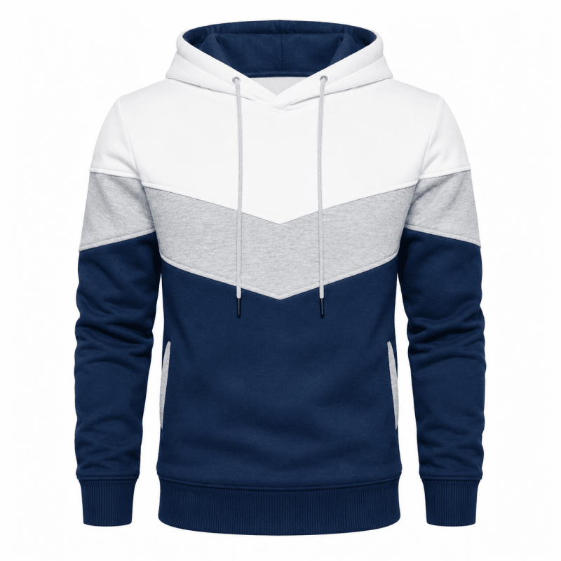 Duncan Fairweather | Colour-Block Hoodie With Fleece Lining