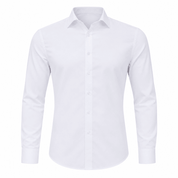 Malcolm Hastings | Navy Long Sleeve Shirt With Turn-Down Collar
