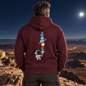 Callum Ashby | Cosmic Astronaut Hoodie With Planet Print