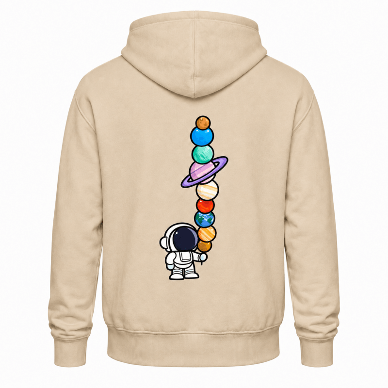 Callum Ashby | Cosmic Astronaut Hoodie With Planet Print