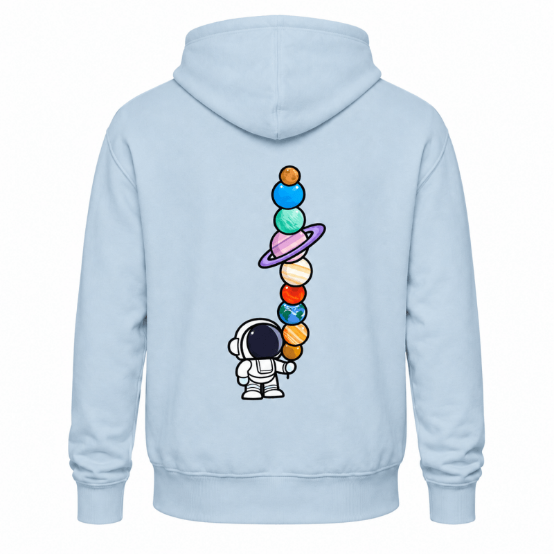 Callum Ashby | Cosmic Astronaut Hoodie With Planet Print