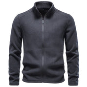 Gareth Prentice | Fleece Mens Jacket With Stand Collar