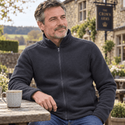 Gareth Prentice | Fleece Mens Jacket With Stand Collar