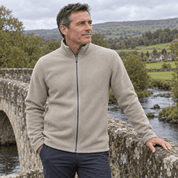 Gareth Prentice | Fleece Mens Jacket With Stand Collar